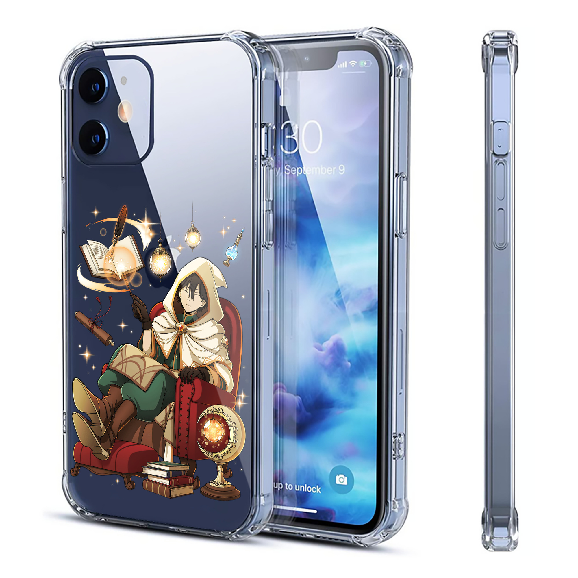 （画像用） 文豪ストレイドッグス Bungo Stray Dogs 【iPhone 12シリーズ対応】透明スマホケース（クリアソフトケース）